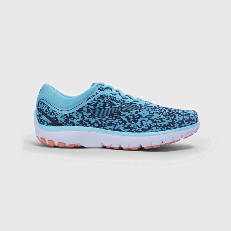 Brooks Pureflow 7 Hardloopschoenen voor Dames Blauw (QCXDZ-4583)